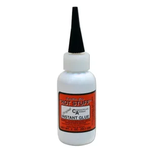 Hot Stuff Water Clear Glue, 2 Oz. (HS-4) Red color