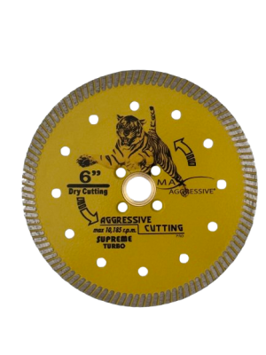 6" YELLOW TIGER GRANITE TURBO BLADE
