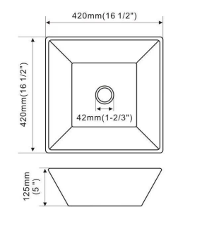 VESSEL SINK MODEL W-109A