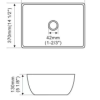 VESSEL SINK MODEL W-105A
