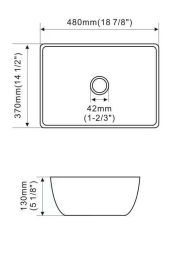 VESSEL SINK MODEL W-105A