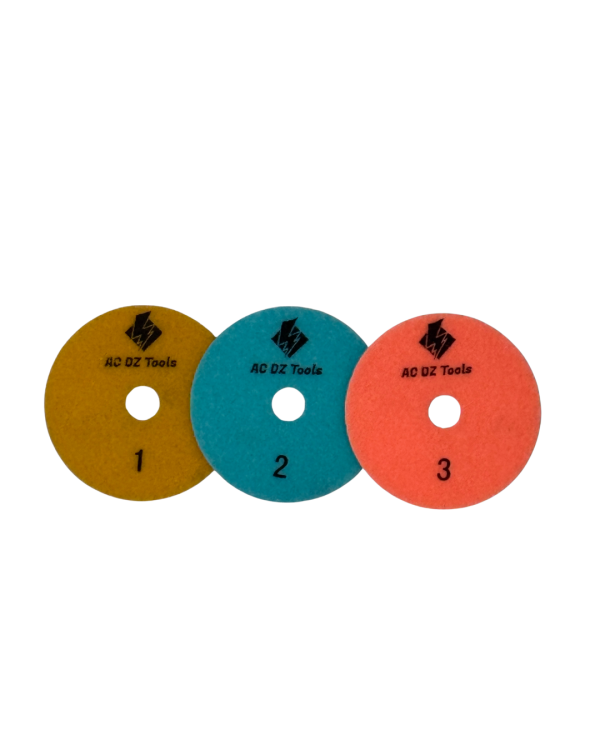 4" ACDZ THREE STEPWET ES POLISHING PAD (STAR)