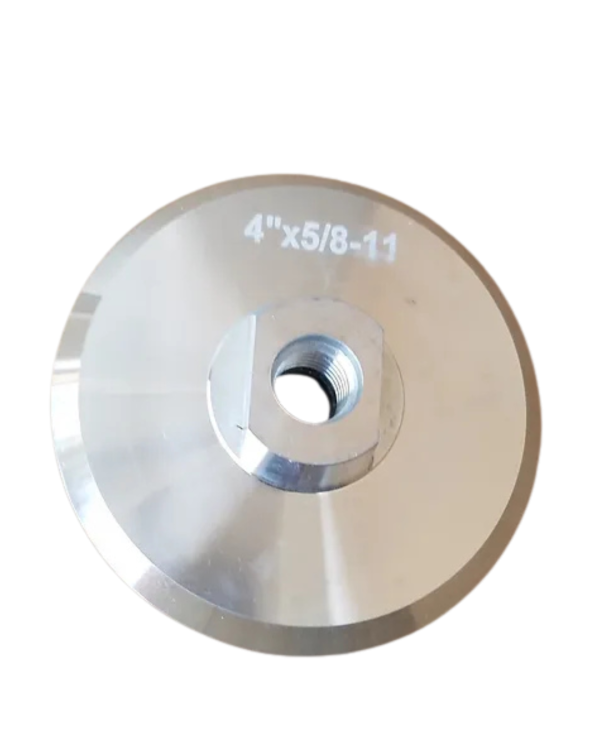 4" RIGID  ALUMINUM VELCRO BACKER PAD