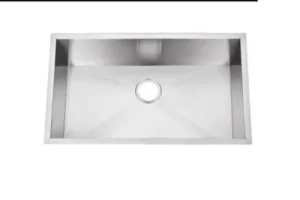 UNDERMOUNT SINGLE BOWL ZERO RADIOUS HANDMADE SINK HM3219S