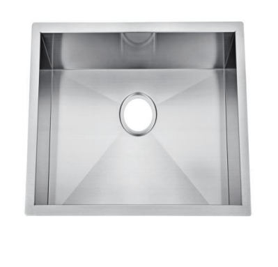 18 GAUGE STAINLESS STEEL HAND MADE BAR UNDERMOUNT ZERO RADIOUS SINK HM1414