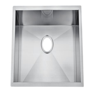 18 GAUGE STAINLESS STEEL HAND MADE BAR UNDERMOUNT ZERO RADIOUS SINK HM1719