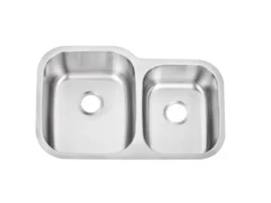 60/40 FULL RADIO UNDERMOUNT 16 GAUGE STAINLESS STEEL SINK 8252L-16