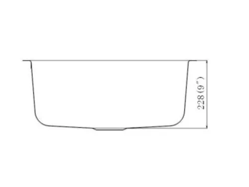 LAUNDRY FULL RADIO UNDERMOUNT 18 GAUGE STAINLESS STEEL SINK 5945